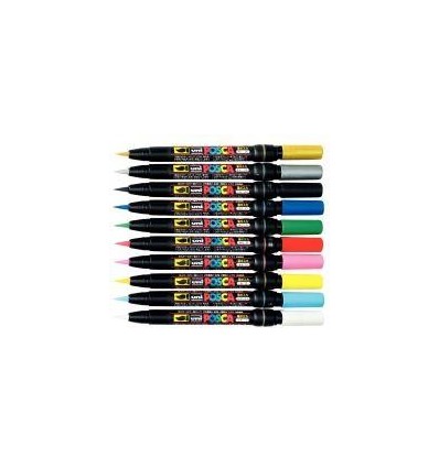BTE 10 POSCA BRUSH ASS