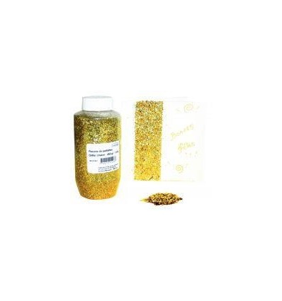 FL 450G FLOCON PAILLETES OR