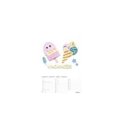 CALENDRIER A DECORER 17X24 CM