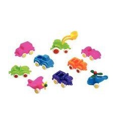 LOT 12 MINI VEHICULE BABY FLUO 2