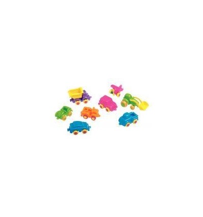 LOT 12 MINI VEHICULE BABY FLUO
