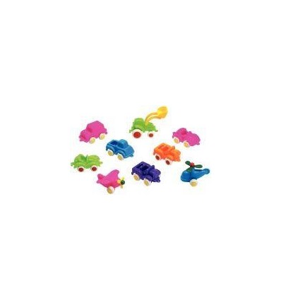 LOT 12 MINI VEHICULE BABY FLUO