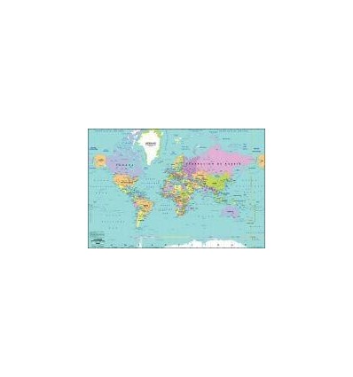 SOUS MAIN 39,5X58,5 CARTE MOND