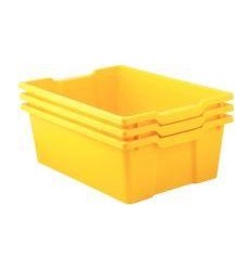 LOT 3BAC PLASTIQUE GM JAUNE