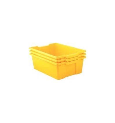 LOT 3BAC PLASTIQUE GM JAUNE