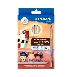 ETUI 12 CRAYON COUL TONS/PEAUX 2