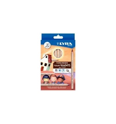 ETUI 12 CRAYON COUL TONS/PEAUX