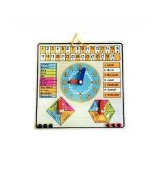 CALENDRIER HORLOGE BOIS 2