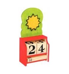 LOT 5CALENDRIER PERPETUEL BOIS