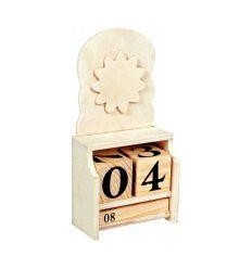 LOT 5CALENDRIER PERPETUEL BOIS 2