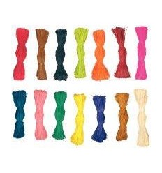 KIT 15PELOT 50G RAPHIA VEG ASS