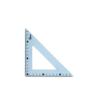 EQUERRE 45D 21CM INCASS STUDY