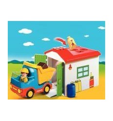 CAMION+GARAGE+OUVRIER 1-2-3 2