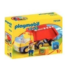 CAMION BENNE + OUVRIER  1-2-3