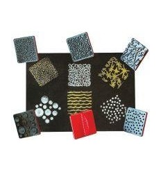 SET 6 TAMPONS A RELIEF P/GOUAC