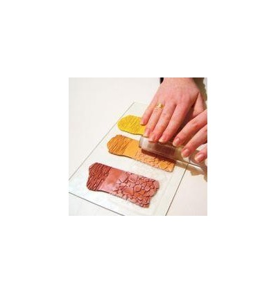 POCH 10 PLAQ TEXTURE P/FIMO N1