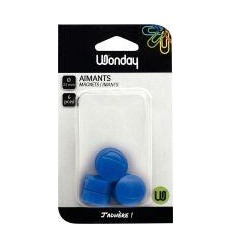 BL 6 PUNAISE MAGN D22 BLEU