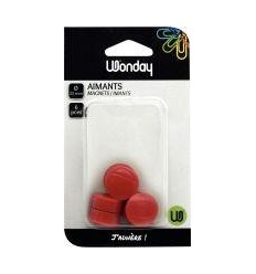 BL 6 PUNAISE MAGN D22 ROUGE 2