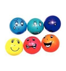 LOT 6 BALLES DIM20CM EMOTIONS