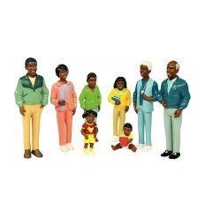 FAMILLE AFRICAINE 8 FIGURINES