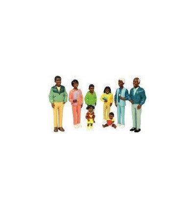 FAMILLE AFRICAINE 8 FIGURINES