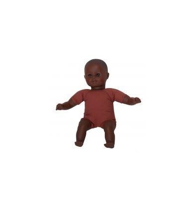 POUPON AFRICAIN 30CM COR TISSU