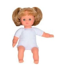 POUPON EUROPEEN 30CM FIL+CHEV