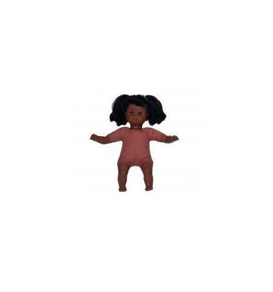 POUPON AFRICAIN 30CM FIL+CHEV