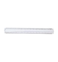 TRIPLE DECIMETRE PLAST CRISTAL