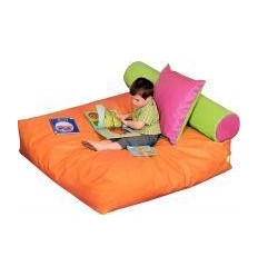 POUF CARRE120X120X30 ORANGE