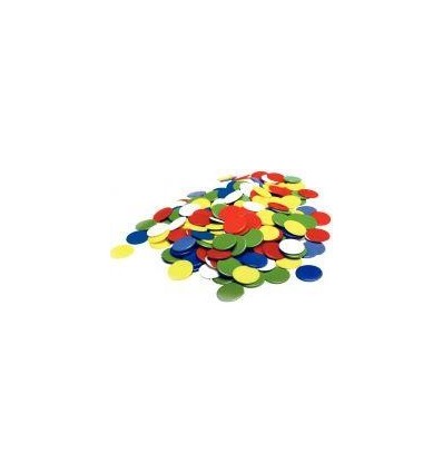 SAC1000 JETONS PLAST OPAQ 19MM