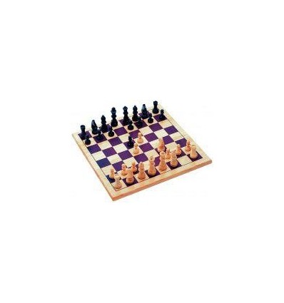 JEU D'ECHEC EN BOIS MASSIF