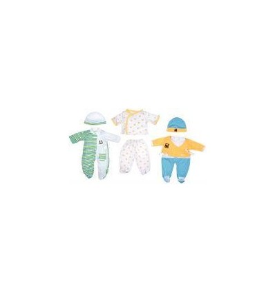 LOT 3 PYJAMAS MIXTE 40/42CM