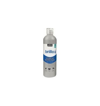 FL 500ML GOUACHE BRILLO ARGENT