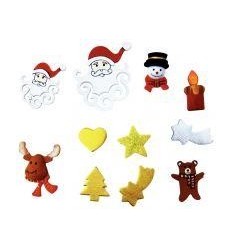 LOT 105 MINI DECO NOEL BOIS 2