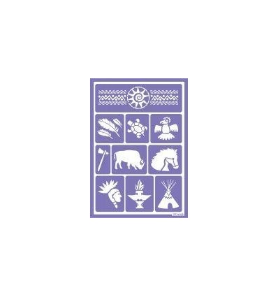 LOT 4 POCHOIRS MAQUILLAGE ASS2