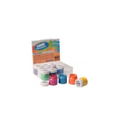 COFF 12POT 50ML VERNIS CERAMIQ