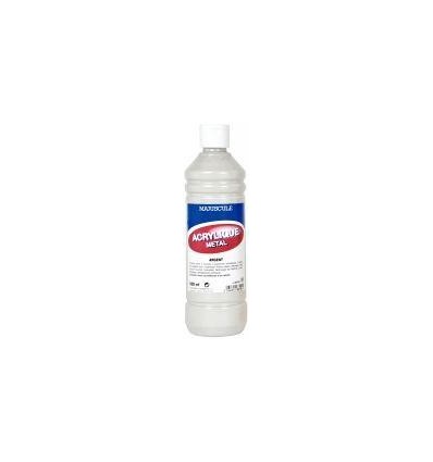 FL 500ML ACRYL METAL ARGENT
