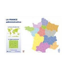 CARTE FRANCE ADMINISTR 120X80 2