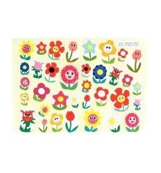 POCH 432 GOMMETTE COEUR/FLEUR 2