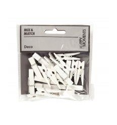 LOT 20 PINCES A LINGE BOIS BLC 2