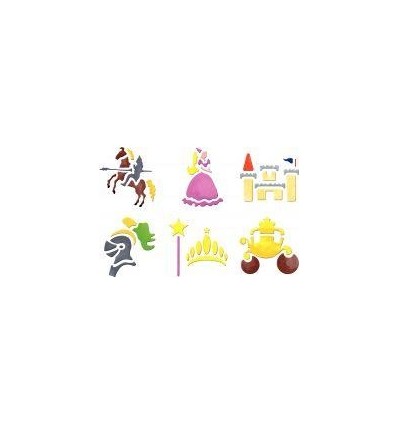 PQ 6 POCHOIR PLAST PRINC&CHEVA