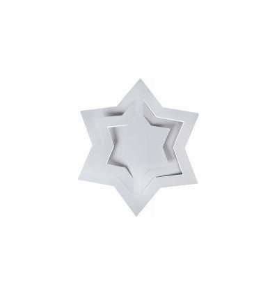 LOT 30 SUSP DECO 3D PAPIER BLC