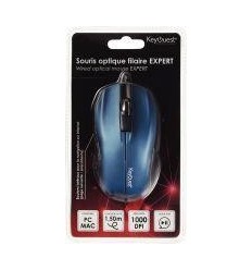 SOURIS OPTIQUE FILAIRE BLEU