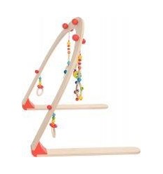 PORTIQ BOIS ARC EN CIEL+JOUETS