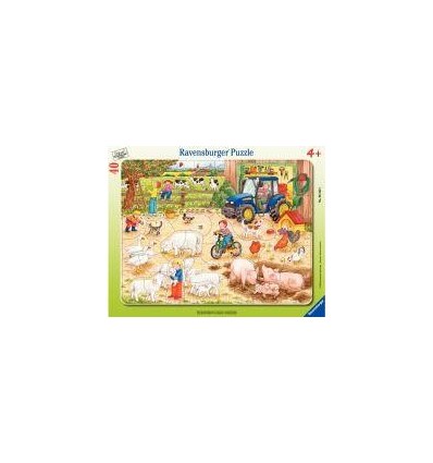 PUZZ CADRE 40P A LA FERME