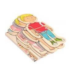 PUZZL MULTICOUCHE CORPS FILLE