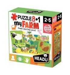 BTE 8 PUZZLES 4P LA FERME 2EN1 2