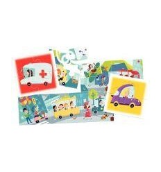 BTE 8 PUZZLES 4P LA VILLE 2EN1