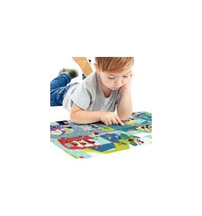 BTE 8 PUZZLES 4P LA VILLE 2EN1